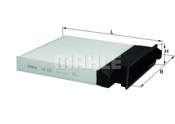 Comprar LA230 Mahle Original Filtro de aire del habitáculo