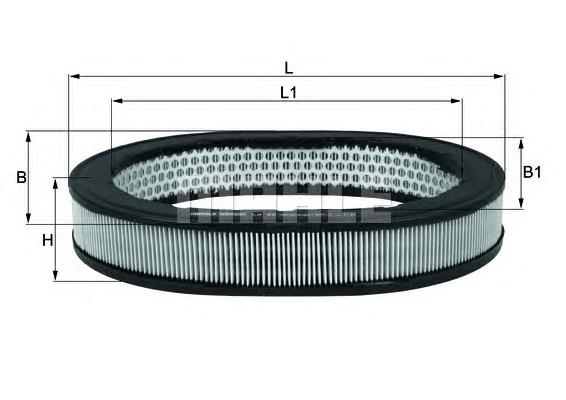 LX88 Mahle Original Filtro de aire de motor