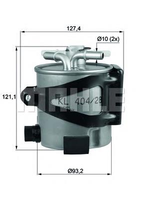 Filtro de gasoil Mahle Original KLH4425