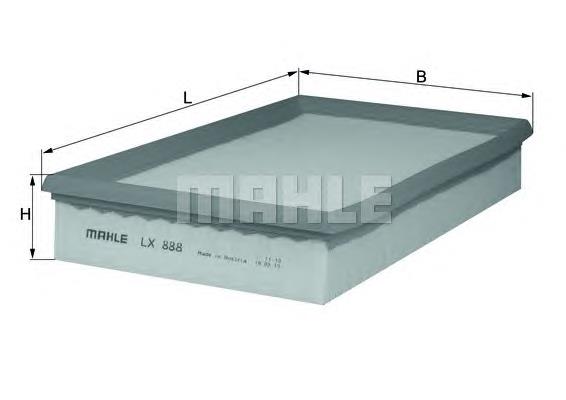 El filtro de aire Mahle Original LX888 precio, desde 23,14 EUR