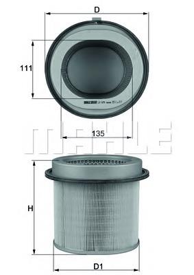 Comprar LX670 Mahle Original Filtro de aire