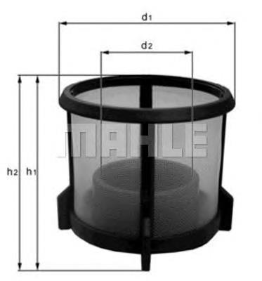 Filtro combustible KX72D1 Mahle Original