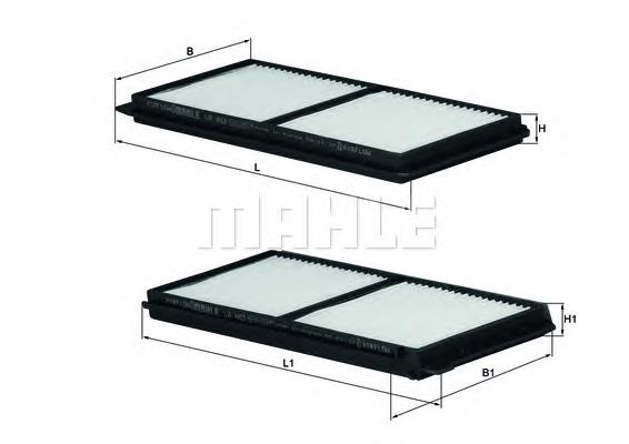 LA483S Mahle Original Filtro antipolen