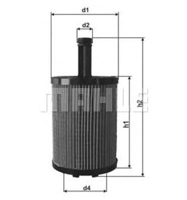 Filtro de aceite OX258D Mahle Original