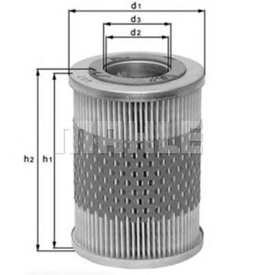 OX29 Mahle Original filtro de aceite