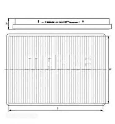 Comprar LA44 Mahle Original Filtro de aire del habitáculo