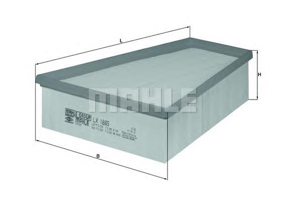 El filtro de aire Mahle Original LX1885 precio, desde 11,98 EUR