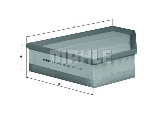 El filtro de aire Mahle Original LX1640 precio, desde 27,01 EUR