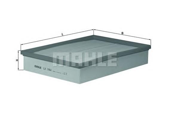 LX1764 Mahle Original Filtro de aire de motor