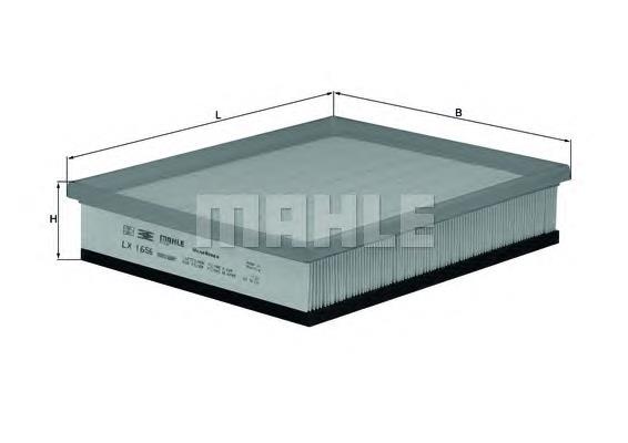 LX1656 Mahle Original Filtro de aire de motor