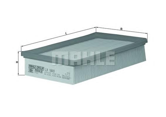 LX1803 Mahle Original Filtro de aire de motor