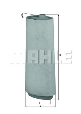 LX823 Mahle Original Filtro de aire de motor