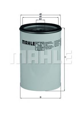 Comprar KC374D Mahle Original Filtro diesel