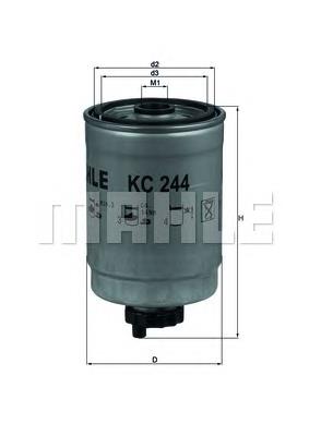 Filtro de gasoil Mahle Original KC244