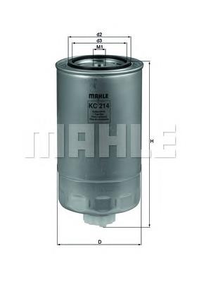 KC214 Mahle Original Filtro de gasolina
