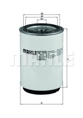 KC249D Mahle Original filtro combustible