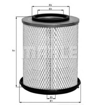 Filtro de aire LX656 Mahle Original