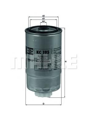 Filtro de gasoil Mahle Original KC195