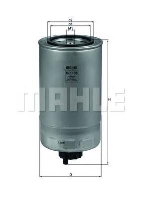 Comprar KC186 Mahle Original Filtro diesel