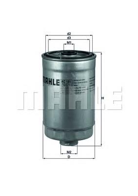 KC181 Mahle Original filtro de combustible