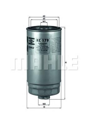 KC179 Mahle Original filtro combustible