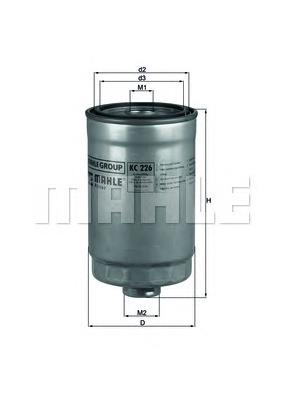 Filtro de gasoil Mahle Original KC226