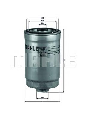 Filtro combustible Mahle Original KC1011 precio, desde 17,38 EUR