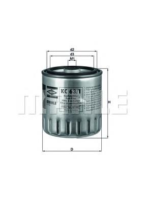 Comprar KC631D Mahle Original Filtro diesel