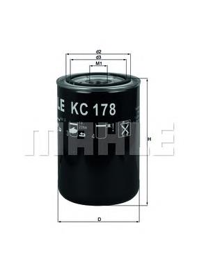 Comprar KC178 Mahle Original Filtro diesel