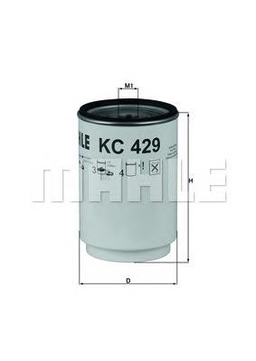Filtro combustible Mahle Original KC429D precio, desde 31,16 EUR