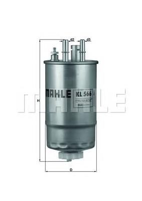 KL566 Mahle Original filtro combustible