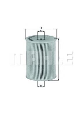 Comprar KX231D Mahle Original Filtro diesel