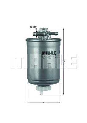 Filtro de gasoil Mahle Original KL103