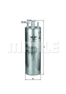 Filtro de combustible KL2294 Mahle Original