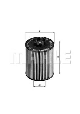 Filtro de aceite Mahle Original OX173D precio, desde 3,37 EUR