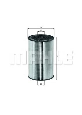 Filtro de aceite motor Mahle Original OX150D