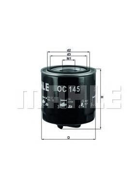 Filtro de aceite OC145 Mahle Original