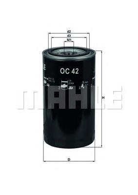 OC42 Mahle Original filtro de aceite