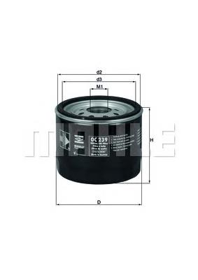 Filtro de aceite Mahle Original OC239 precio, desde 8,98 EUR