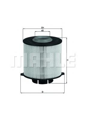 Filtro de combustible KX265D Mahle Original