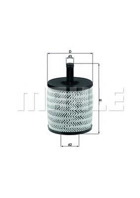 Filtro de aceite OX556D Mahle Original