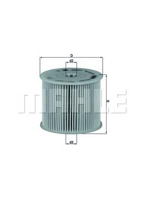 Filtro de combustible KX85D Mahle Original