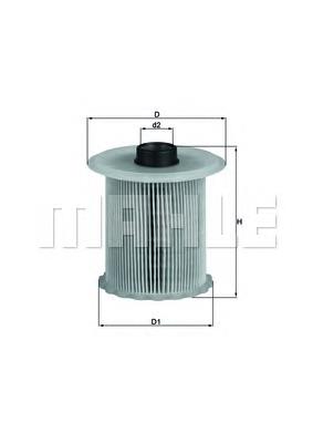 Filtro de combustible KX81D Mahle Original