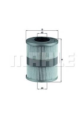 Filtro de combustible KX206D Mahle Original