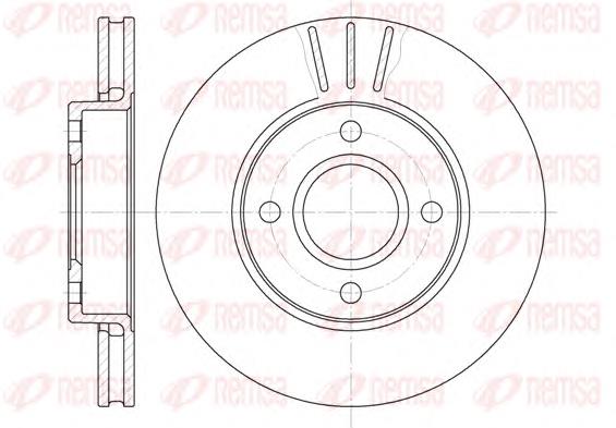 Disco de freno delantero Escort VII descapotable (1995-2000) original desde 29,09 €