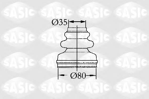 Comprar 2873813 Sasic Fuelle de semieje delantero interior