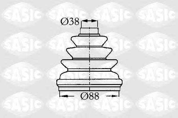 Comprar 2873803 Sasic Fuelle de semieje delantero interior