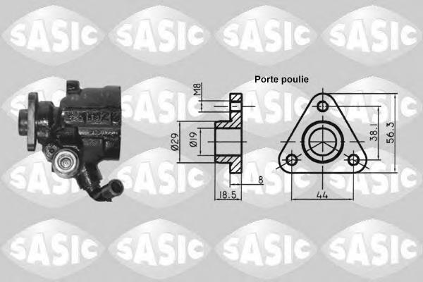 7076003 Sasic bomba hidráulica de dirección