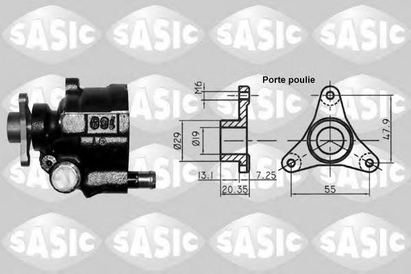 Bomba de dirección 7074001 Sasic