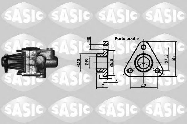 7076011 Sasic bomba hidráulica de dirección